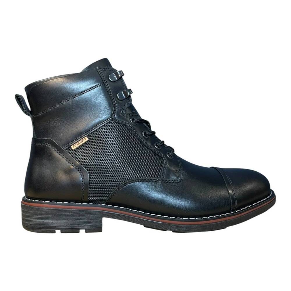 NEW PIKOLINOS men's york m2m lace-up ankle boot in black